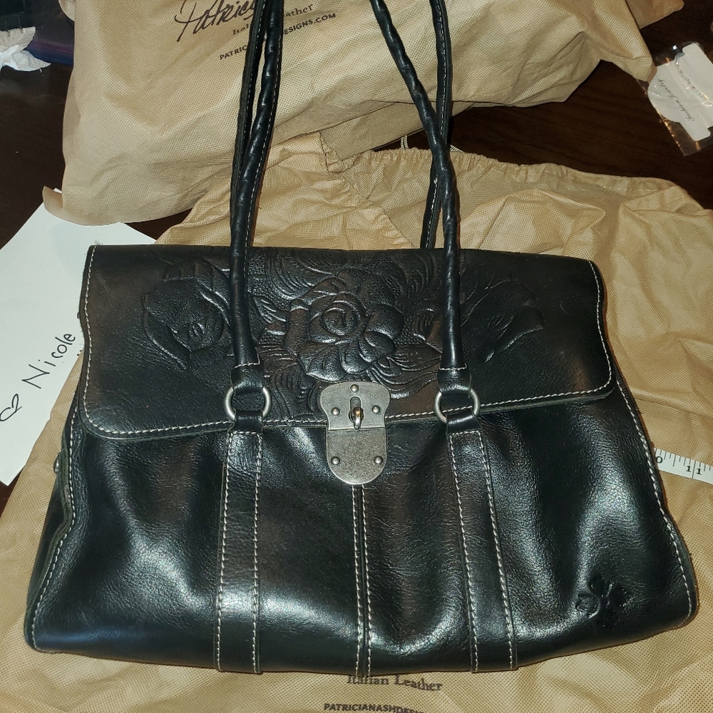 Black Patricia Nash shoulder bag
